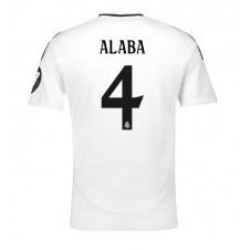 Real Madrid David Alaba #4 Hjemmedrakt 2024-25 Kortermet